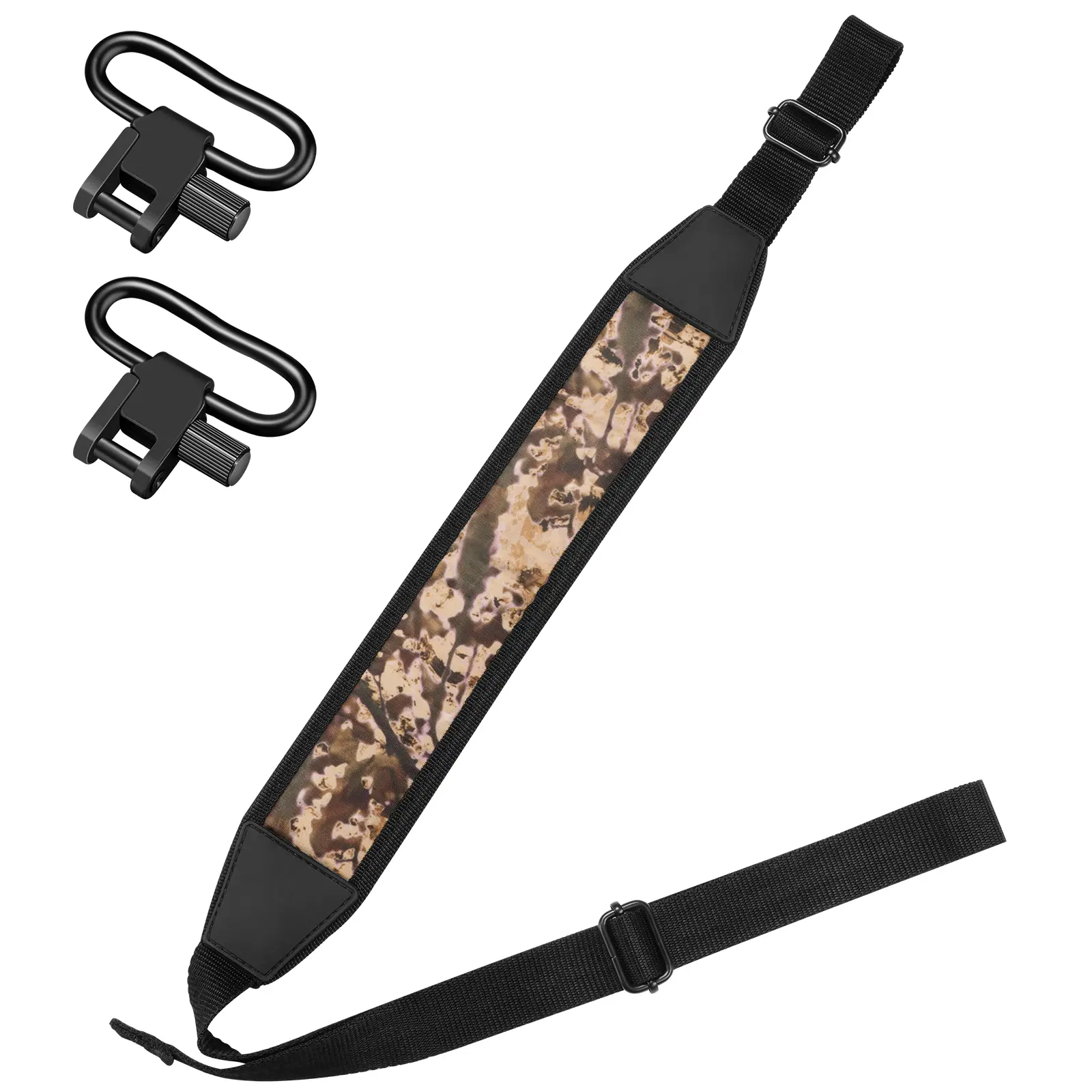 Outdoor Two Point Sling, Gear Carry Strap with Swivels and 23 to 52 inch Adjustable Length