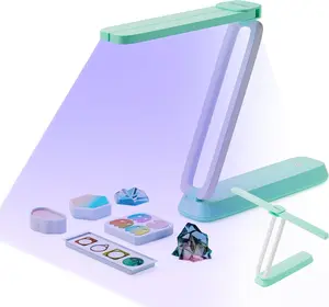 UV Light for  Curing, UV  Light,  & Rechargeable UV Lamp, 3-in-1 Uses, Foldable Blacklight Ultraviolet LED, Craft Supplies Tools for  Molds,  Making, DIY Decor