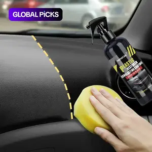 Car Plastic Restorer, Quick Polish for Color Restoration & Protection on Car Panels, Tires & Dashboards, Easy to Use, Long-Lasting Protection, Car Detailing Products #GLOBAL PICKS