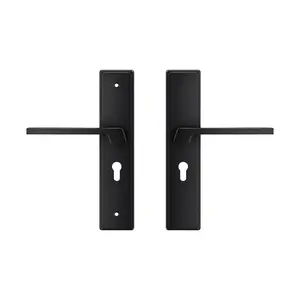 European Style Door Handle Set, Reversible Lock, Suitable for Bedroom, Study Room, Office, Various Wooden Doors