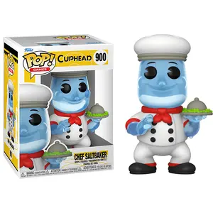 Funko Pop! Chef Saltbaker Cuphead 900 Vinyl Figure in PopShield Protector