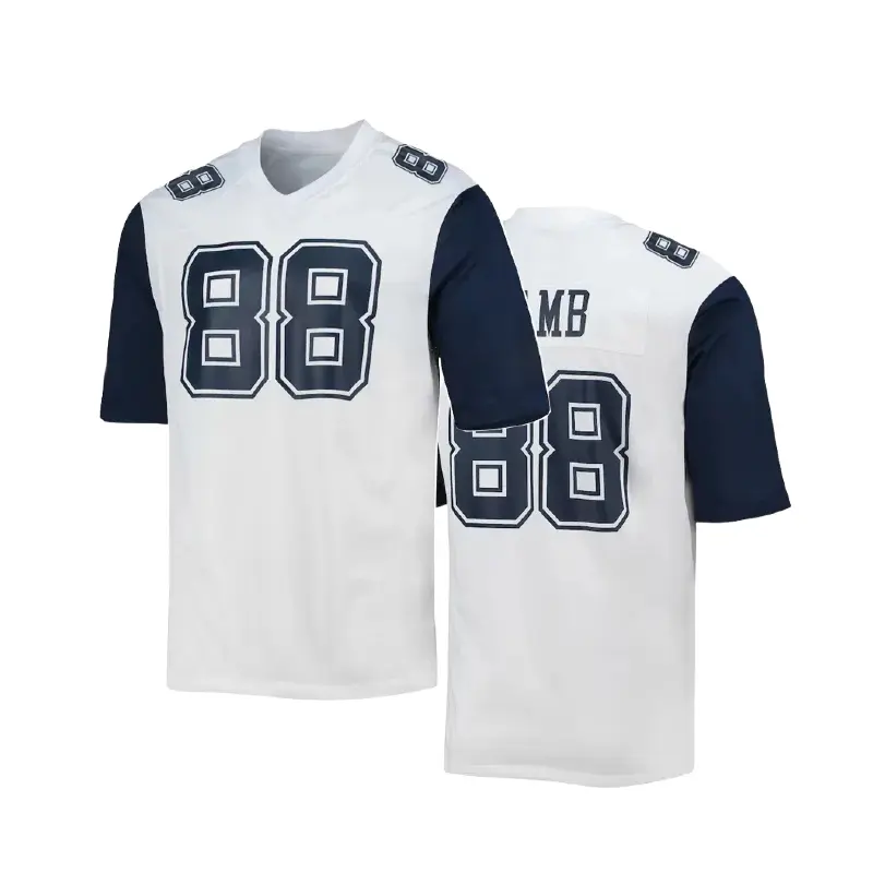 Men's Loose Fit Football Jersey Baseball - #88 V-Neck Mesh Athletic Wear, Number Jersey Baseball with Graphic Design, Breathable Mesh