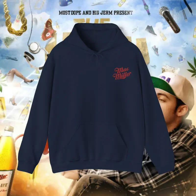 Mac Miller The High Life Front and Back Print Hoodie