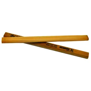 212 MAIN CH Hanson 10311 Oversize Flat Medium Carpenter Pencil, 72-Pack, Office Stationary Supplies for Marking Saw Lines
