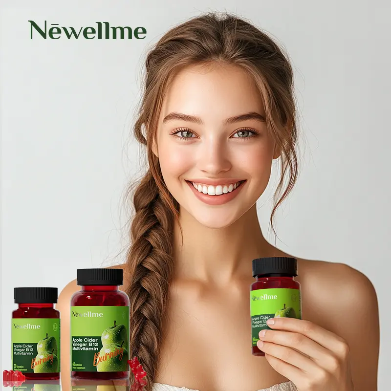 NEWELLME Apple cider vinegar gummies, promote gastrointestinal digestion, keep a good body, have a healthy body Edible Fitness Supplement