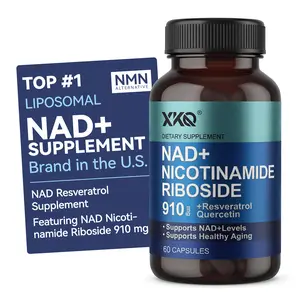 XKQ NAD+ Nicotinamide Riboside Supplement – Non-GMO, Gluten Free – 60 Capsules