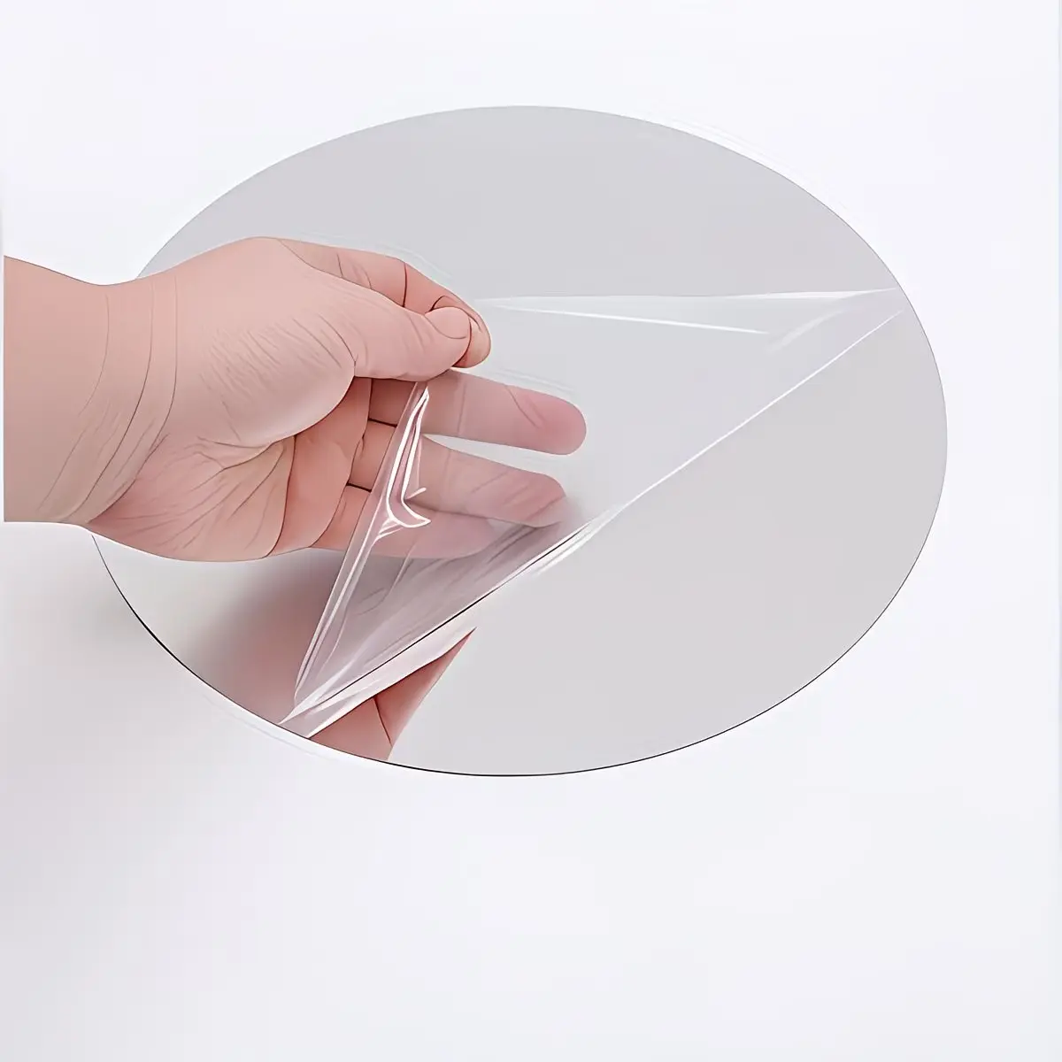 10-Piece Round Acrylic Mirror Table Centerpieces, 20 cm Reusable Reflective Tabletop Decor, Shatterproof and Easy to Install, for Weddings, Parties, and Centerpiece Decorations