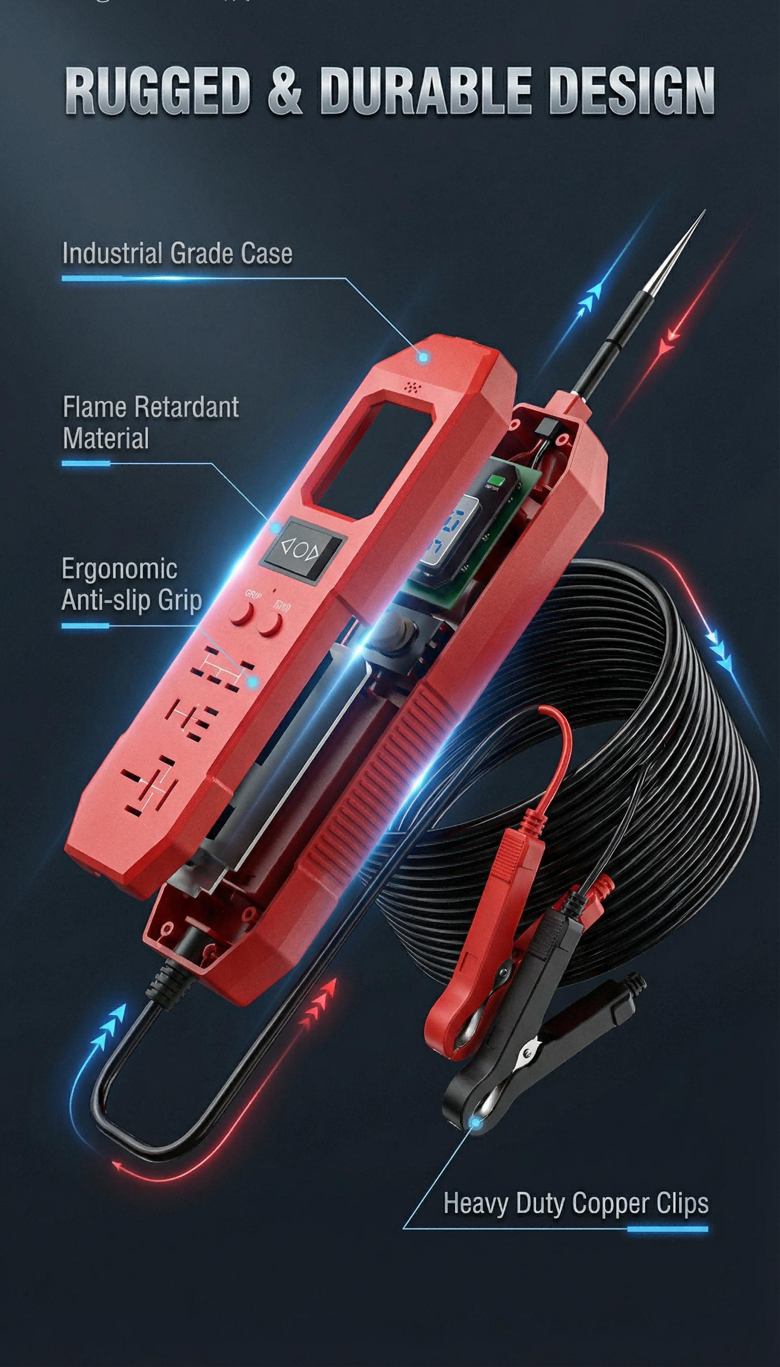 3 in 1 Power Circuit Probe Tester,3.5-36V DC Circuit Tester Automotive,Test Light,relay tester , Fuse & Voltage Tester,Automotive Short Circuit Breake Finder Electrical Tools 3 in 1 Power Circuit Probe Tester,3.5-36V DC Circuit Tester Automotive,Test Light,relay tester , Fuse & Voltage Tester,Automotive Short Circuit Breake Finder Electrical Tools