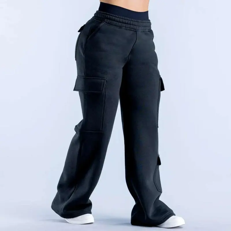 Relaxed Fit Utility Joggers with Adjustable Waist