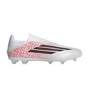 Lamine Yamal x adidas F50 League Laceless FG MG 'White Black Lucid Red'
