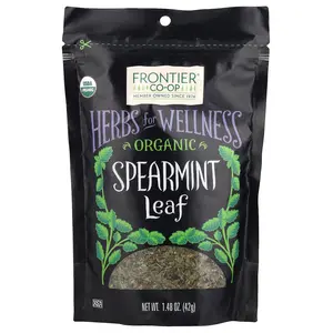 Frontier Co-op Organic Spearmint Leaf, 1.48 oz (42 g)