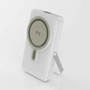 Magnetic Power Bank, 10000mAh Foldable Wireless Portable Charger with USB-C Cable, 3 Ports, LED Display, Compatible with Mag-Safe Battery Packs, 22.5W PD Fast Charging, Compatible with iPhone 16/15/14/13/12 Pro/Pro Max/Plus/Mini