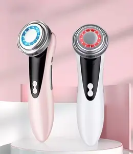 5-Mode Facial Massager with Red & Blue Light Therapy, Anti-Aging Skin Tightening Device