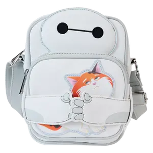 Big Hero 6 10th Anniversary Baymax & Mochi Crossbuddies Cosplay Crossbody Bag With Coin Bag