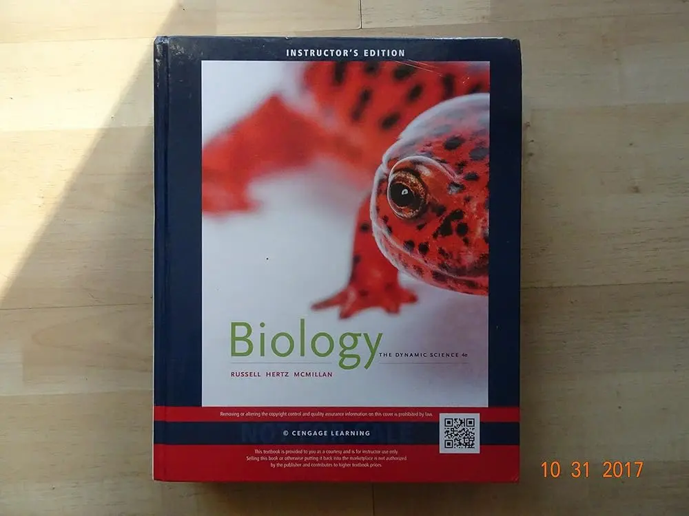 Biology: The Dynamic Science 4e - Natural Sciences Educational Book for Academic Learning, Emphasizing Process, Mathematical Reasoning, and Quantitative Analysis