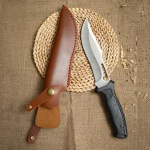 Handmade Fixed Blade Knife: Camping, Hunting, Outdoor Survival - with Sheath Utility Knife Durable Tactical Hunting Knife Set
