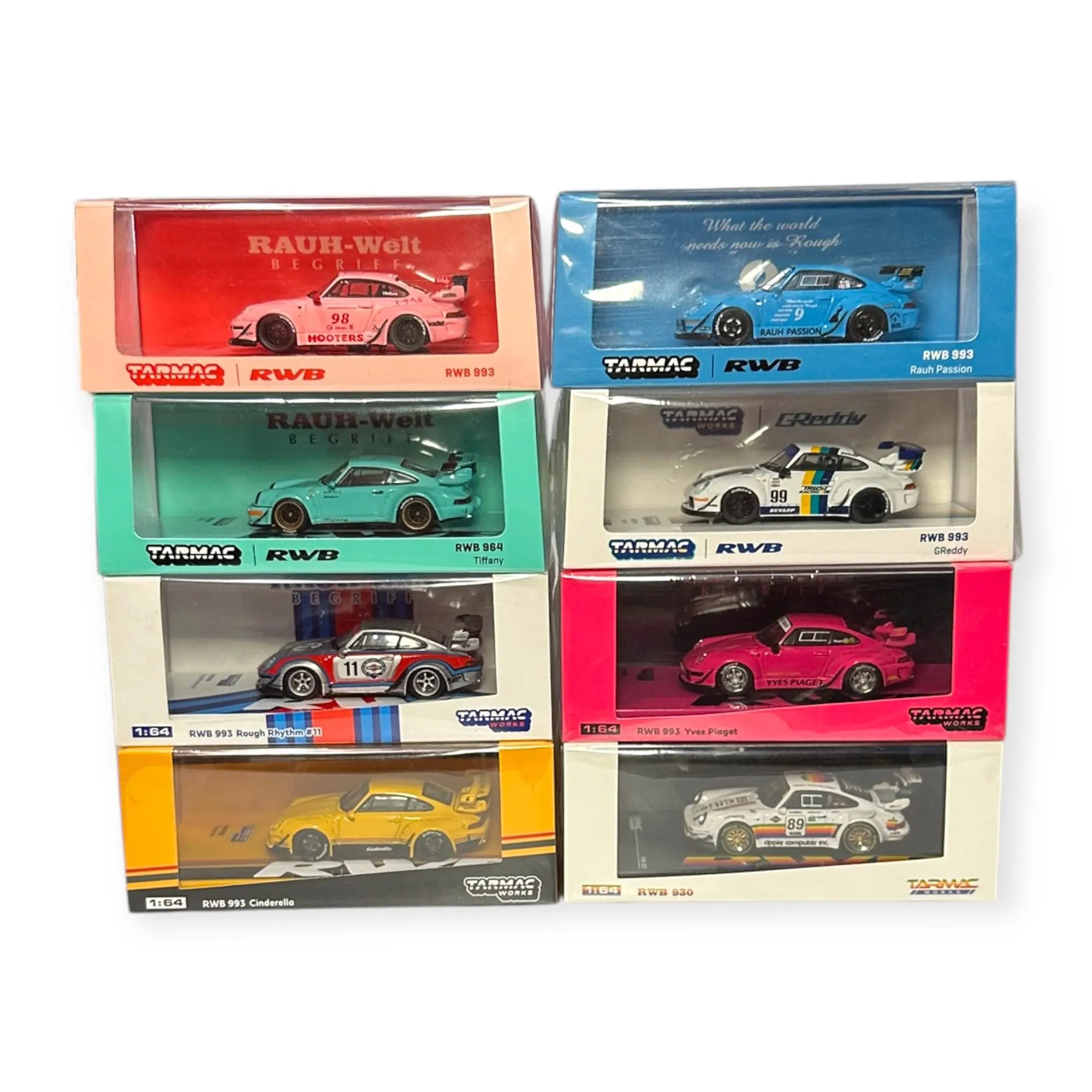 Tarmac Works RWB Porsche Limited Edition 1:64 Scale Diecast Metal Car, Racing Car Model, Detailed Collectible with Racing Aesthetic, Hot Wheels Alternative