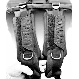 Shoulder Pads with Vest Straps, 2 Soft Mesh Back Support Pads, Outdoor Hiking Camping Essentials, Anti-Slip Cushioning, Laser Cut Nylon