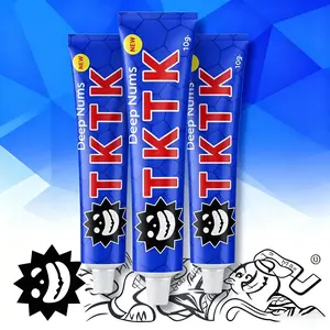 Deep Numbs TKTK-Blue 40% 10g*3PCS Professional Tattoo Kream Painless Soothing Cream for 4-8 Hours Local Relief Maximum Intensity Beauty Personal Care Cosmetic summerwins