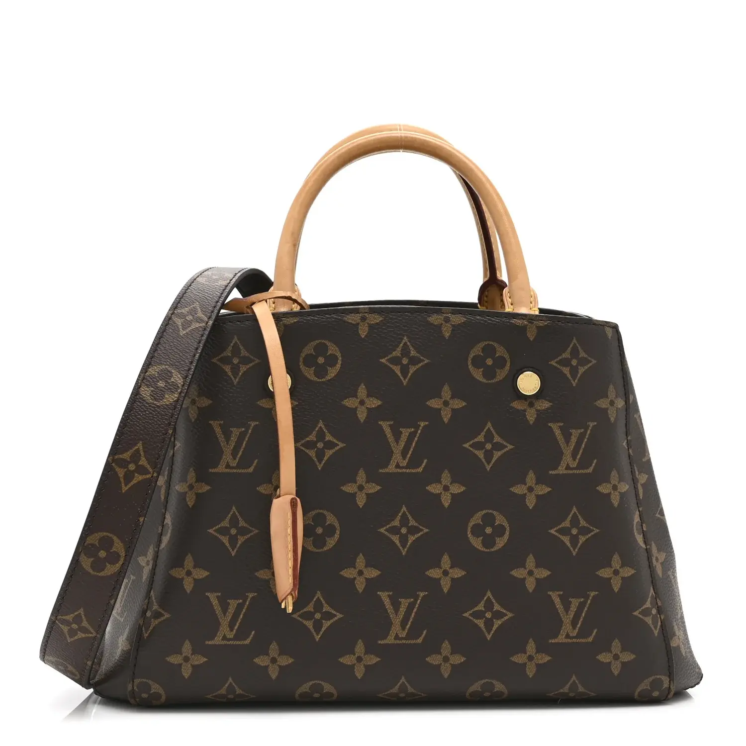 Pre-owned Louis Vuitton Monogram Coated Canvas Crossbody Bags Monogram Montaigne BB