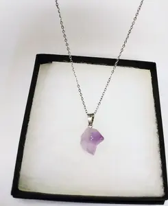 Purple Stone necklace for men and woman