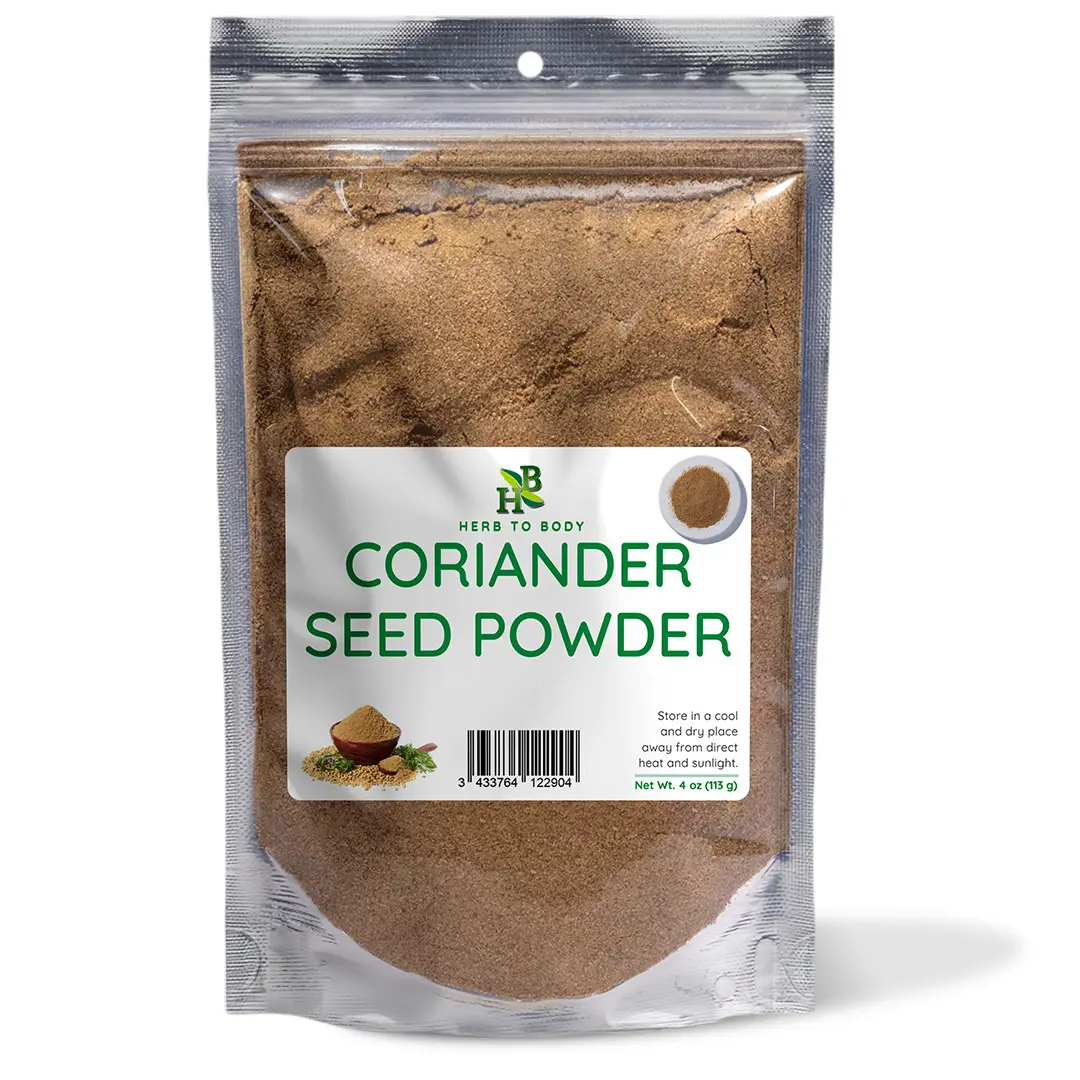 Coriander Seed Powder  – 4 oz (113 g) | Coriandrum sativum | Herb To Body