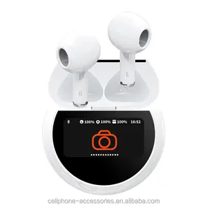 A15 Professional Wireless Earbuds with Full Touch Control, High Fidelity Sound, Powerful Pure Bass, Smart LED Digital Battery Display, Ergonomic In Ear Design Multifunctional Sports Daily Wear Bluetooth Earphones