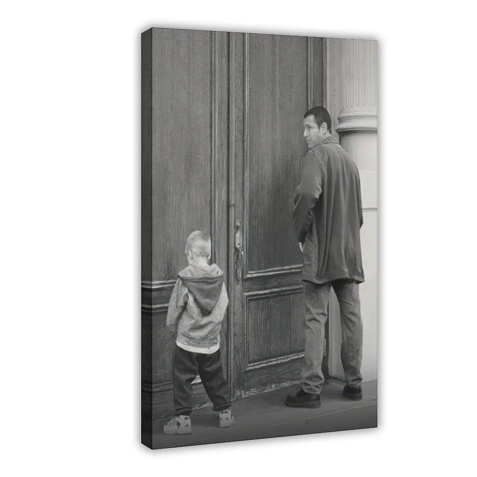 Big Daddy Movie Poster - Artistic Vintage Design Elegant Home Decor, Unframed Black And White Retro Art Print Wall Art Canvas Poster