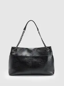 URBAN REVIVO2026 URBAN REVIVO 2026 Summer New Women's Trendy Waxed Leather purse cute Shoulder Crossbody Bag versatile UAWB60016