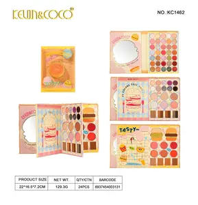 Burger Plush Makeup Palette - Soft, Anti-Stress Makeup Palette Cosmetic