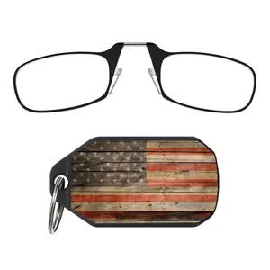 Readers + Rustic Flag Keychain Case