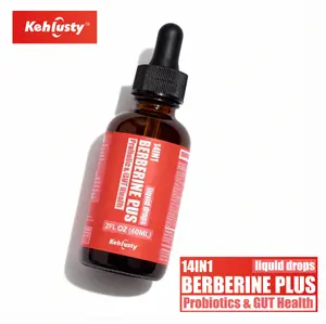 Gut Support-Berberine,Black Cumin Seed Extract,Chicory Root Fiber , Green Tea Extract,Plant-Based Protein Matrix& More for Natural Wellness Liquid Drop