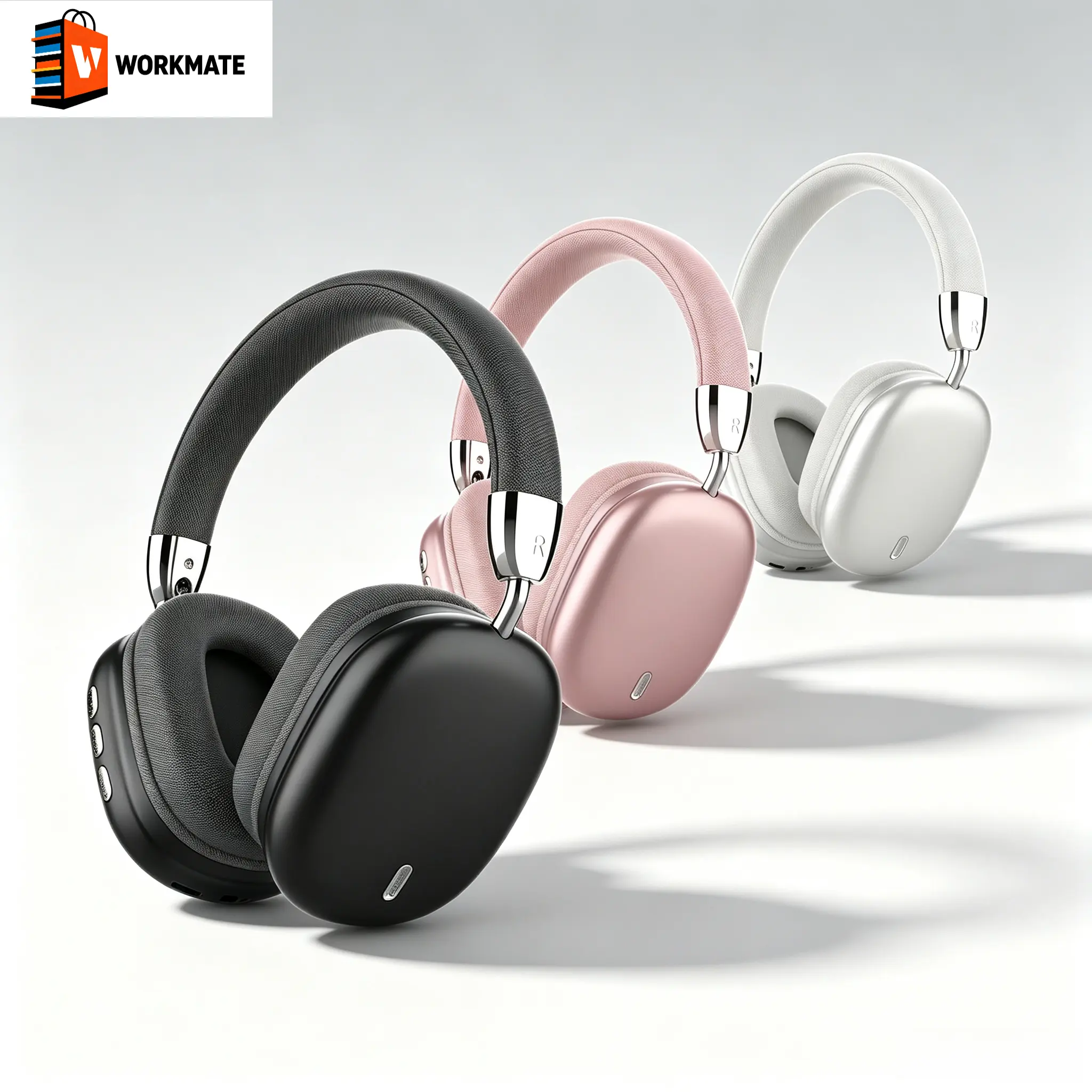 Wireless Bluetooth Electronic Audio Headphones with Active Noise Cancellation, Hi-Fi Audio, Folding Earpads, Waterproof Design, Multi Device Compatibility