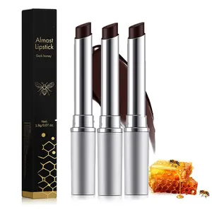 3Pcs Honey noir - Dark Honey Lipstick for Women, Natural Lips Balm, Nourishing and Hydrating Lip Gloss for All Skin Tones