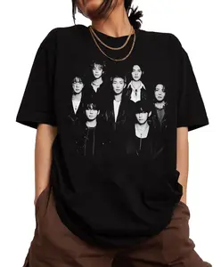 Bangtan Boys Kpop T-shirt Hoodie Sweatshirt,  Kpop Bootleg Shirt, World Tour Graphic Tee (Unisex S-5XL), Cotton Top For Fans, Army