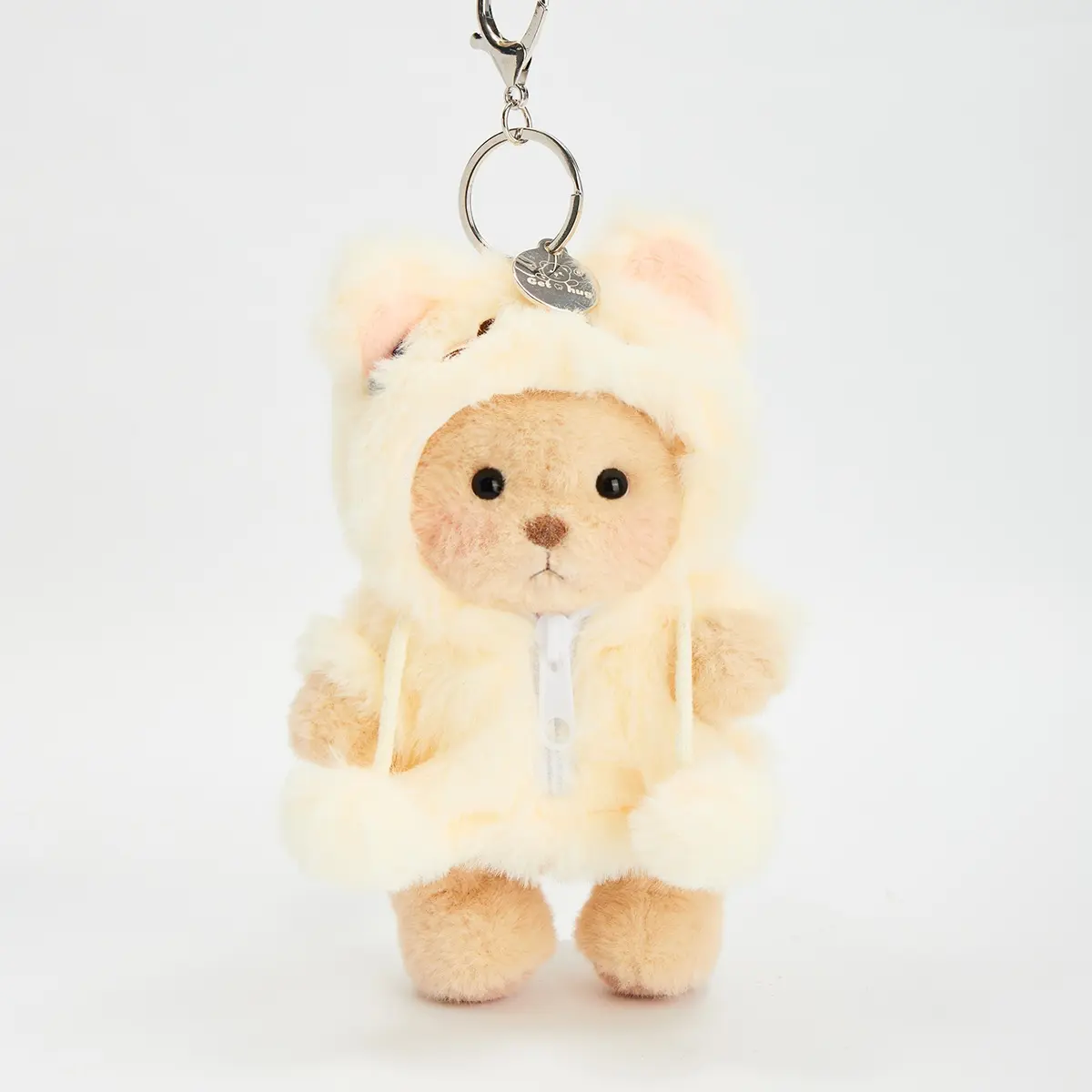 Getahug 5.9 In Cute Keychain Accessory - Yellow Bunny, Brown Mini Bear Stuffed Toy Bag Charm Gift