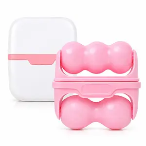 Ice Roller for Face & Body, V Shaped Ice Massage Roller for Puffiness & Wrinkles, Cooling Facial Roller for Skin Tightening, Pore Minimizing & Pain Relief, Portable Skin Care Tool Gift