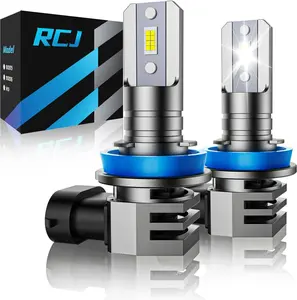 RCJ 9005/HB3/9006H11/H9/H8/9006/HB4/H7 White LED Headlight Kit High/Low Beam Bulbs Super Bright 6000K 32000LM