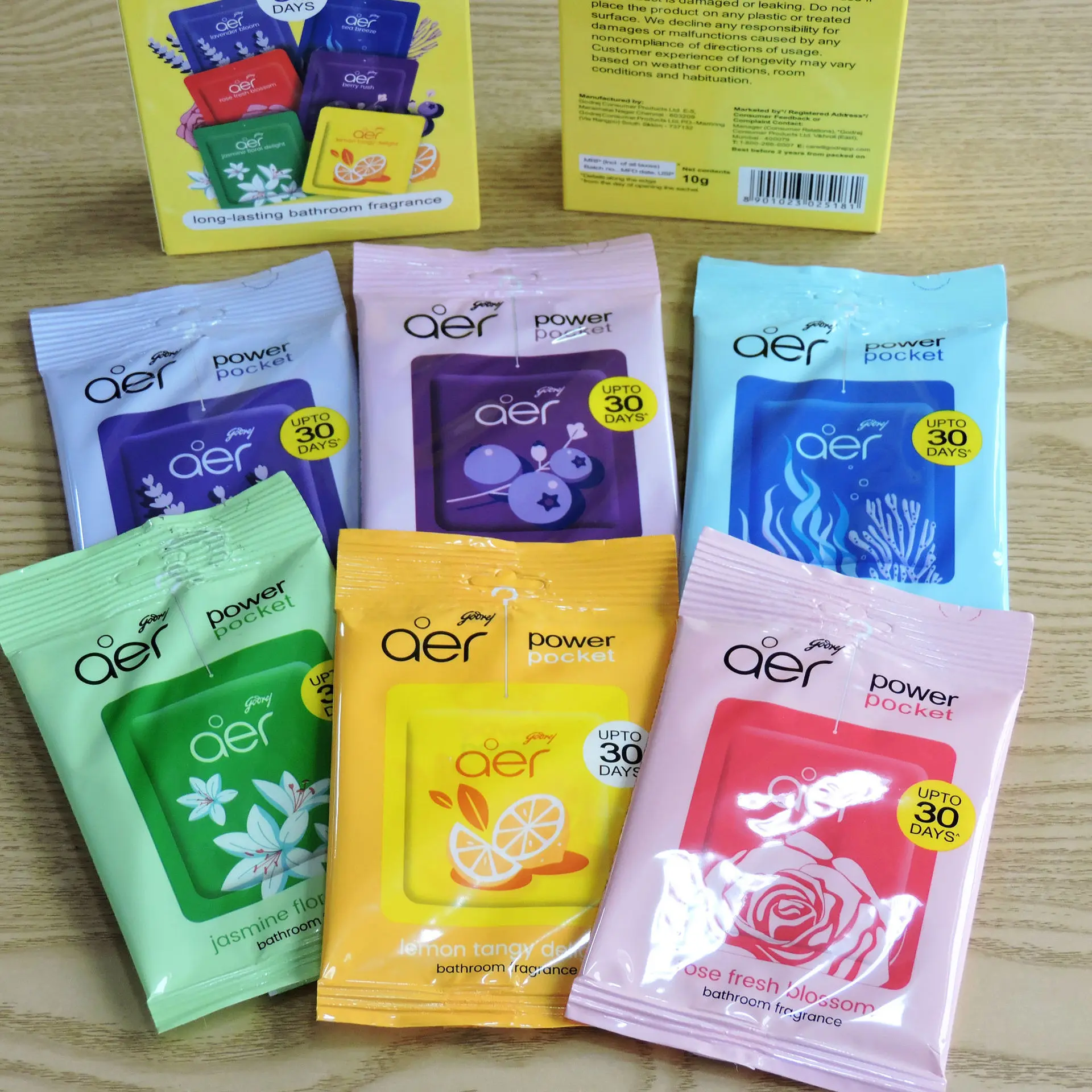 Hanging Botanical Air Freshener Paper Sheets, Long Lasting Clean Scent for Daily Use in New Car & Closet, Mini Odor Neutralizer Gift, Bag, Fragrance, Floral, Scented