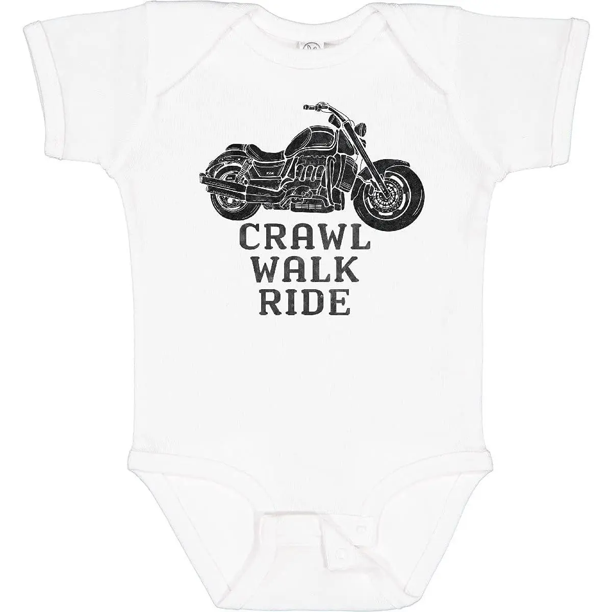 Baby Boys' Soft 100% Cotton Bodysuit, Short Sleeve with Envelope Neckline and Snap Closures for Quick Diaper Changes, Free Leg Movement, Roomy Crotch, Secure Snap Closures, Slight Elasticity, Rompers