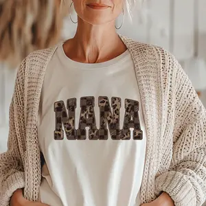 Nana Cheetah Comfort Color Tee Shirt Graphic Tee Comfort Colors Shirt