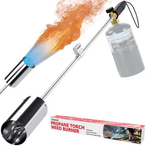 Weed Torch Propane Burner with High Output, Propane Torch Weed Burner with Igniter, Removable 36'' Long Arm Propane Weed Torch, for Outdoor Weeding