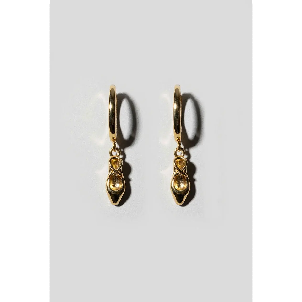 Ballet Shoe Huggie Earring
