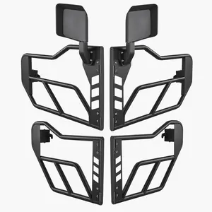 VEVOR Jeep Tube Doors, 4-Door, Adventure Jeep Tubular Door with DOT Certified Rear View Mirrors, Jeep Doors with Rear Mirrors for 2018-2024 Jeep Wrangler JL & 2020-2024 Jeep Gladiator JT