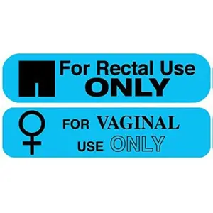 Witty Yetis for Rectal & Vaginal USE ONLY Prank Stickers 100 Pack. Label Your Friends Junk So They Use It Properly. Hilarious Gag Gift & Practical Joke. Fun Novelty Stocking Stuffer Decal for Adults