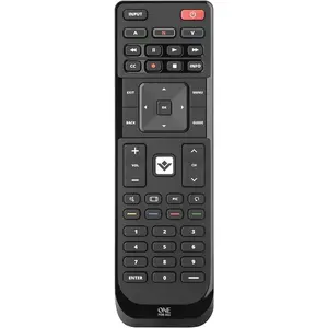 One for All Vizio TV Replacement Remote with Special Ergonomic Feature (New, in Retail Packaging) - LCD, LED & Plasma - No Setup Required & Easy to Use - Black - URC1823