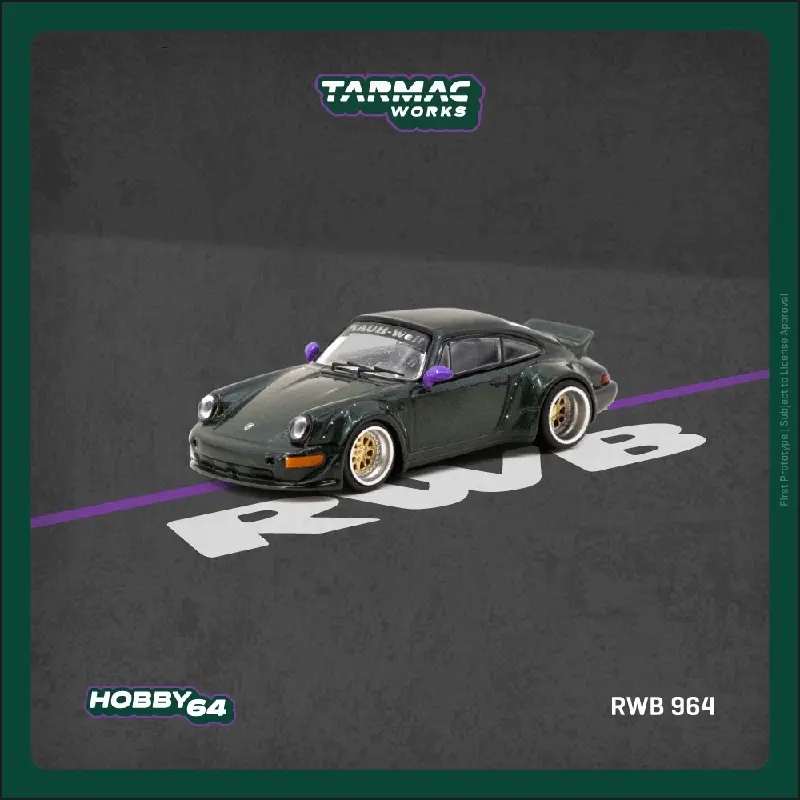 Tarmac Works 1:64 RWB 964 – Green – Hobby64