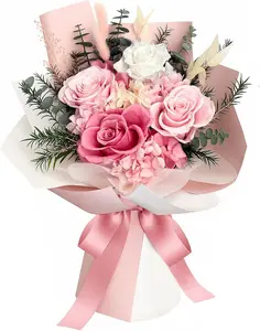 Forever  Bouquet, Real Preserved Roses in Box for Delivery,  for Valentine's Day, Anniversary, Graduation, Birthday  for Her or Him ()