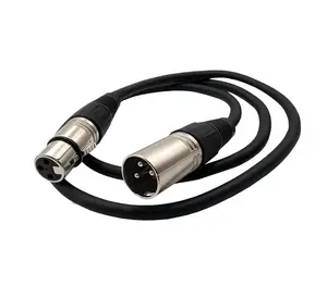 XLR Microphone Cable, Fully Balanced, Male to Female, 5 Feet