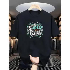 "Super Papa" Graffiti Tee – Perfect Father’s Day Gift for Dad & Grandpa